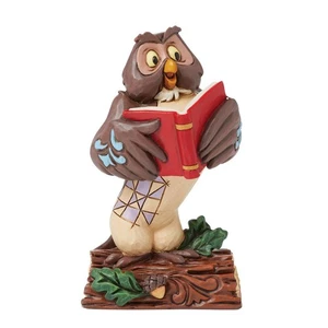Jim Shore Disney Traditions Owl Reading A Book Mini Figurine 6016350 - Picture 1 of 7