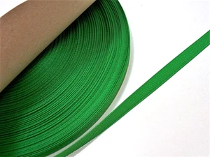 Schiff Emerald Green Grosgrain Ribbon 3/8 inch wide x 10 yards Polyester B7 - Picture 1 of 5