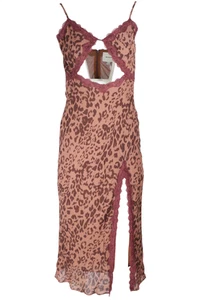 REFORMATION BROWN CREPE MAXI DRESS US 2 UK 6 - Picture 1 of 4