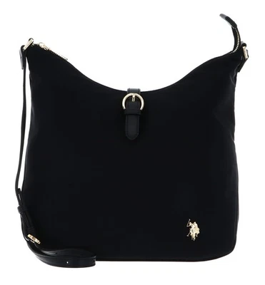 U.S. POLO ASSN. sac à épaule Houston Hobo Bag Black - Photo 1/4