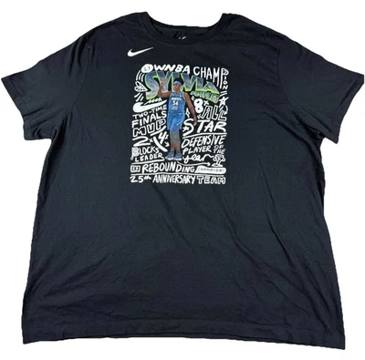 Sylvia Fowles WNBA Minnesota Lynx Limited Edition Retirement Nike Shirt Size 2XL - Image 1 of 4