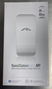 Pont sans fil Ubiquiti Networks NanoStation loco M5 - Blanc - Photo 1/4