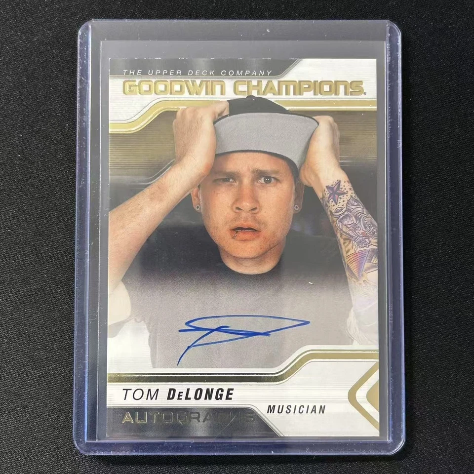 🔌IU 2024 UD GOODWIN 冠军 2023 年更新亲笔签名汤姆·德隆奇 — 第 1/1 张图片