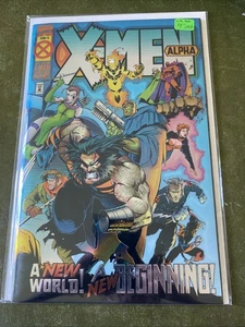 X-Men Alpha & Omega #1 (1995 Marvel) 1° Bestia Oscura Cromo Copertine Avvolgenti - Foto 1 di 6