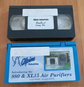2 VHS Alpine Industries Die Vorteile lebendiger Luft- und Luftreiniger KOSTENLOSER US-VERSAND - Bild 1 von 3