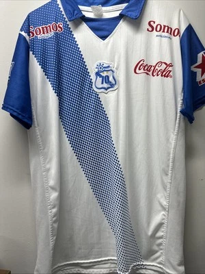 Jersey Puebla México Color Blanco Azul Excelente Estado Foto 1 de 4