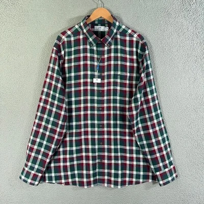 Southern Tide Flannel Shirt Mens XXL Cobblestone Plaid Sportshirt Hemp Blend - Image 1 of 4