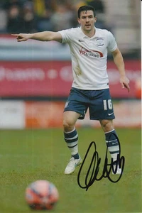 FOTO PRESTON NORTH END FIRMADA A MANO DAVID BUCHANAN 6X4. - Imagen 1 de 1