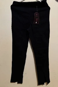 No Boundaries Millennium Skinny Damenhose Größe M 7-9 schwarz Seitenreißverschluss neu mit Etikett - Bild 1 von 7