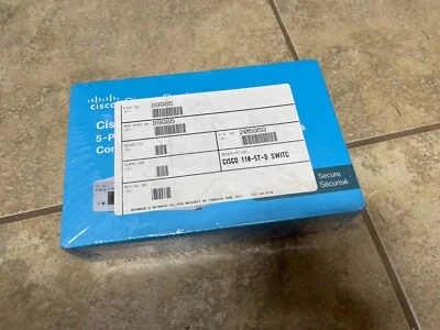Cisco Business CBS110-5T-D 5 Port Gigabit Desktop Switch New Sealed - Image 1 of 3