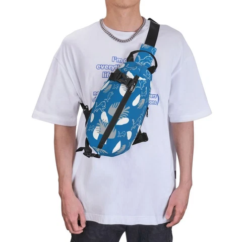 Detroit Lions Hawaii Crossbody Backpack Single Shoulder Bag Chest Bags Cover