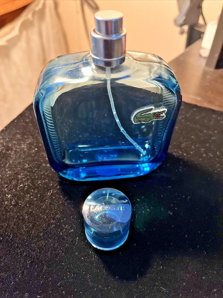 BOTELLA VACÍA EAU DE LACOSTE AZUL 3.4 / 3.3 OZ edt Colonia VACÍA Foto 1 de 4