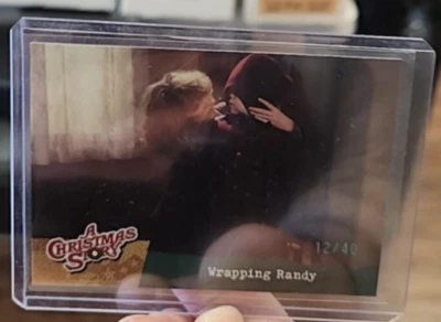 2024 Cryptozoic A Christmas Story GREEN ICE FOIL "Wrapping Randy" /40 No. 6 - Image 1 of 3