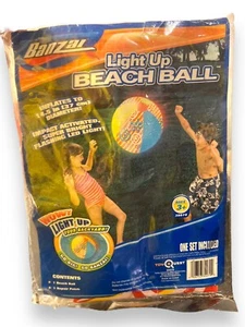 Vintage BANZAI light up BEACH BALL 14.5” New Old Stock NOS - Picture 1 of 7