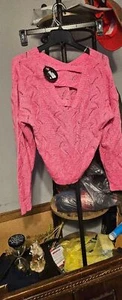 Damen Made with Love by FCT Pullover Rosa M - Bild 1 von 4