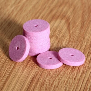 10/20/50Pcs 20mm Mini Pink Grinding Wheel Pad Disc Stone Polishing Rotary Tool - Picture 1 of 13