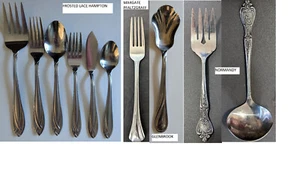 HAMPTON, PFALTZGRAFF or NORMANDY Flatware REPLACEMENT Pieces - YOU PICK - Picture 1 of 57