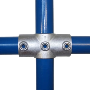 Abrazadera de llave 119-A48 - abrazadera de llave 2 enchufes cruz 48 mm 119-D48 abrazaderas de tubo de andamio f - Imagen 1 de 2