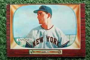 Johnny Antonelli 1955 Bowman #124 (VG) - Picture 1 of 2
