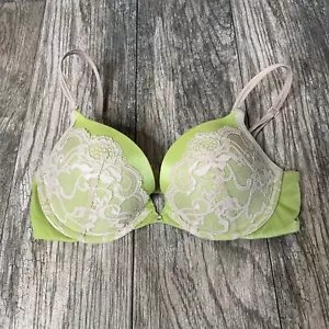 Victoria's Secret sehr sexy Push-Up-BH Bügel limettengrün Spitze 34C - Bild 1 von 10