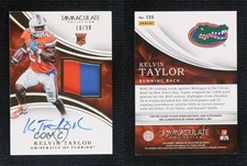 2016 Panini Immaculate Collegiate /99 Kelvin Taylor RPA Rookie Patch Auto RC
