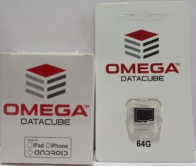 Omega Datacube Photo & Video Backup Device with 64GB Memory Card  - NEW SEALED - Image 1 of 4