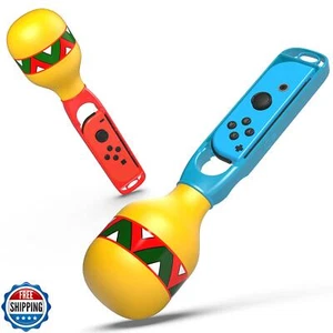 2 Pack Switch Game Maracas Compatible with Samba De Amigo Party Central, GH M - Picture 1 of 5