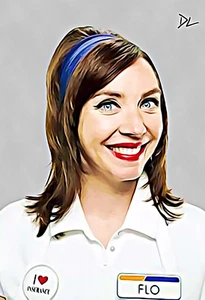 Flo "Progressive" Original Pop Art Print - 13 x 19 Poster - Picture 1 of 1