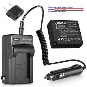 Kastar Battery Travel Charger for Panasonic DMW-BLE9 DMW-BLG10 & Lumix DC-ZS70 - Picture 1 of 11
