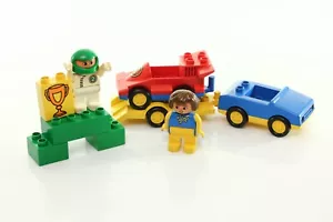 Lego DUPLO Town Race Set 2671 Racing Team vintage rare 1991 - Picture 1 of 6