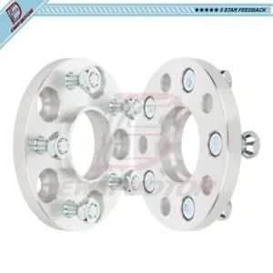 (2) 15mm 5x4.5 Wheel Spacers For Nissan 350Z Maxima For Infiniti G37 G35 Q50 Q60 - Picture 1 of 13