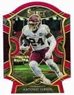 Antonio Gibson 2020 Select Premier Level Red Die-Cut Rookie #72 Parallel Sp Card