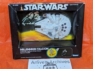 ⚫⚪ Vintage Star Wars DIECAST MILLENNIUM FALCON w box Kenner 1979 ⚪⚫ - Picture 1 of 18