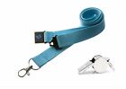NEW METAL REFEREE'S SPORTS WHISTLE & LANYARD - FREE SHIP - CHOOSE YOUR COLOUR