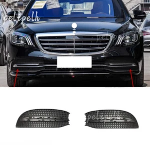 Pair Front Bumper Outer Cover Grille For Mercedes Benz S Class W222 2018-2020 - Picture 1 of 6