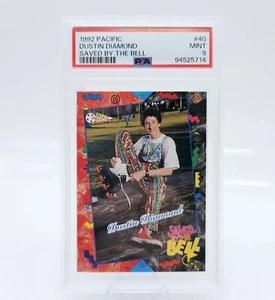 1992 Saved by the Bell Pacific Dustin Diamond Screech Powers #40 PSA 9 - Picture 1 of 2
