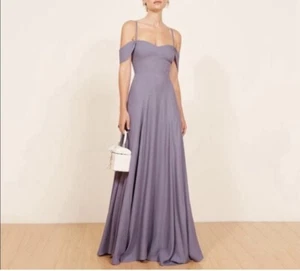 REFORMATION Poppy Dress in Orchid Sz 4 NWOT RETAIL: $388 Revolve - Picture 1 of 9