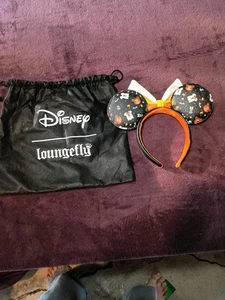 Diadema Loungefly Disney Spooky Mickey & Minnie Mouse Candy Corn Ears - Imagen 1 de 17