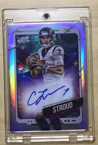 🔥2024 Topps Cosmic Chrome Auto /75 CJ Stroud #CCA-CJS SP On Card Auto Texans - Picture 1 of 2