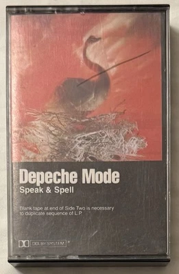 Depeche Mode Debut Speak & Spell Cassette 1981 Sire Records - Image 1 of 4
