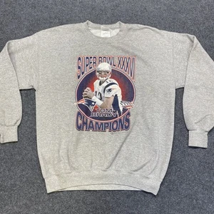 Sudadera De Colección New England Patriots Para Hombres XL NFL Fútbol Tom Brady 2000 - Imagen 1 de 6