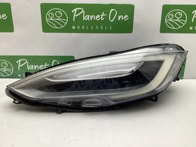 2016-2021 Tesla Model-S LEFT DRIVER LH SAE UP LEVEL Headlight 105357000D OEM - Image 1 of 4