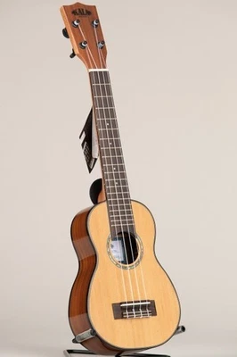 Kala KA-SCAC-SLNG Cedar Acacia Soprano Longneck, Rosewood bindings - Image 1 of 4