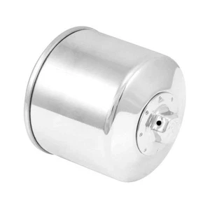 1980-1985 Harley Davidson XLS1000 Roadster Chrome K&N Oil Filter - Picture 1 of 5