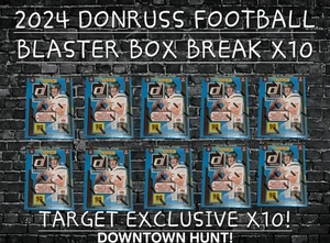 JACKSONVILLE JAGUARS 2024 DONRUSS BLASTER BOX BREAK TARGET EXCLUSIVE X10 BOX DT! - Picture 1 of 1