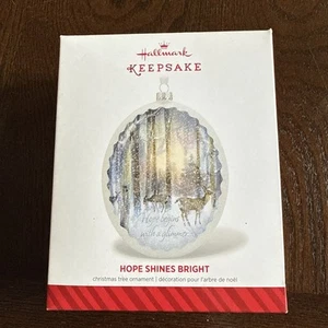 2014 Hallmark Keepsake Ornament Hope Shines Bright nuovo con scatola - Foto 1 di 2