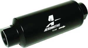 Aeromotive 12341 10-M Inline Microglass Fuel Filter, ORB-12,Black - Bild 1 von 1