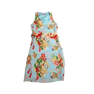 Vestido estilo kimono floral azul Alice & Trixie para mujer (XS) Foto 1 de 3