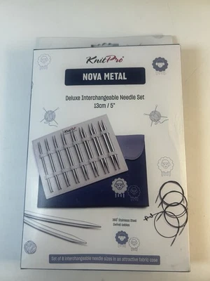 Juego de agujas intercambiables KnitPro Nova 5" (13 cm)- Juego completo de lujo  Foto 1 de 2