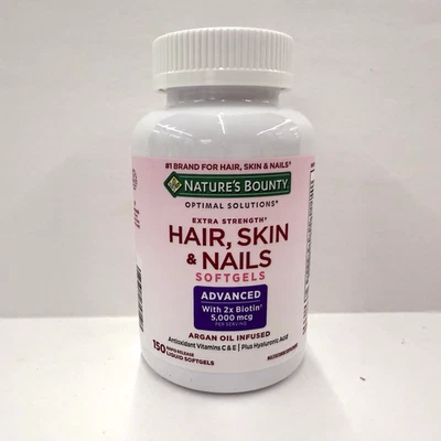 Natures Bounty Hair Skin Nails 150 Softgels Exp 6/2026 - Image 1 of 4